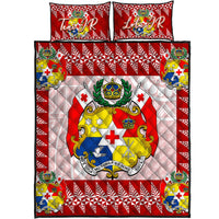 Tonga Quilt Bed Set Red Style Teni JR and Lotu JR LT6 - Wonder Print Shop