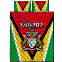 Guyana Quilt Bed Set Flag Style LT6 - Wonder Print Shop