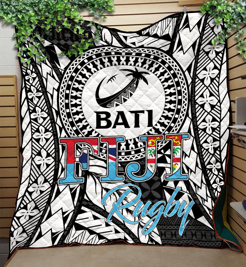 Fiji Rugby Bati Tapa Pattern Quilt LT2 - Wonder Print Shop
