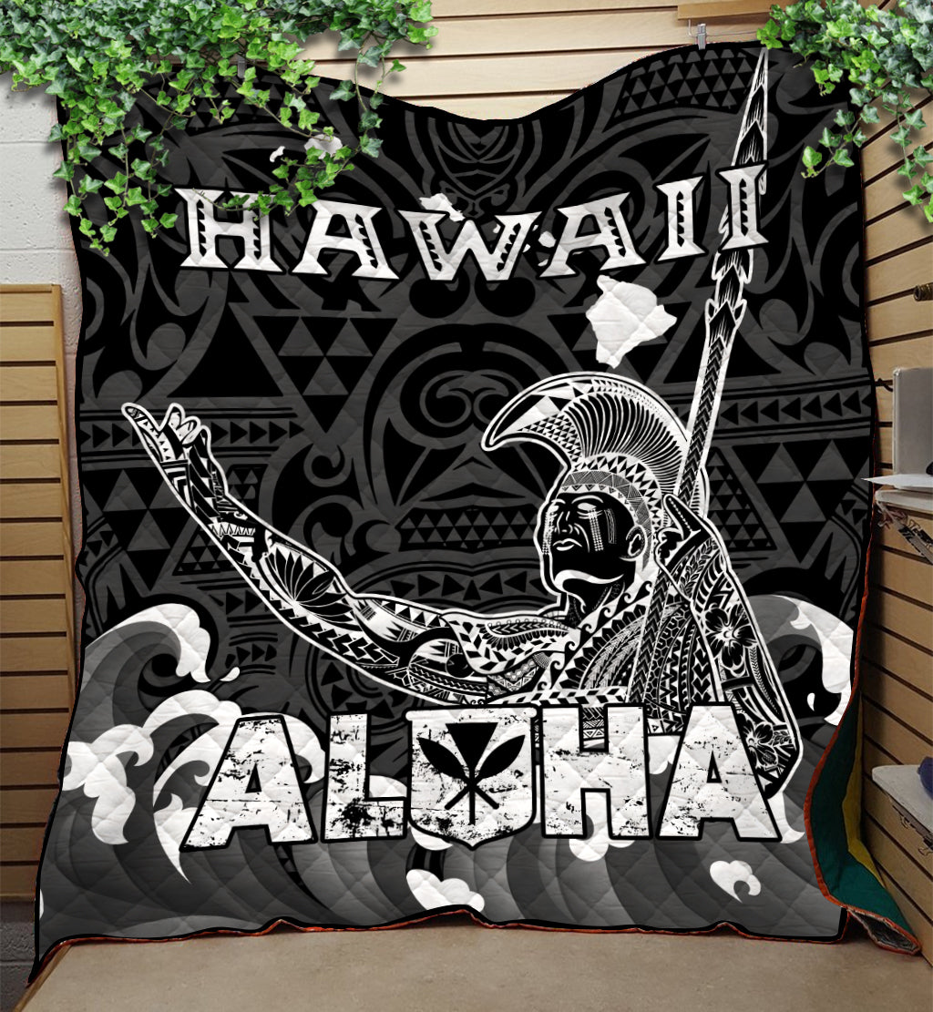 Hawaii King Kamehameha Aloha Hawai'i Nei Quilt LT2 - Wonder Print Shop