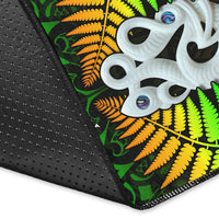 Aotearoa Fern Area Rug New Zealand Hei Tiki Special Style LT13 - Wonder Print Shop