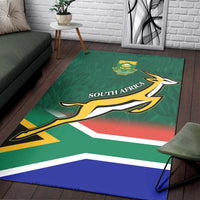 South Africa Rugby Area Rug Springboks Champion Bokke African Pattern Go Bokke LT13 - Wonder Print Shop