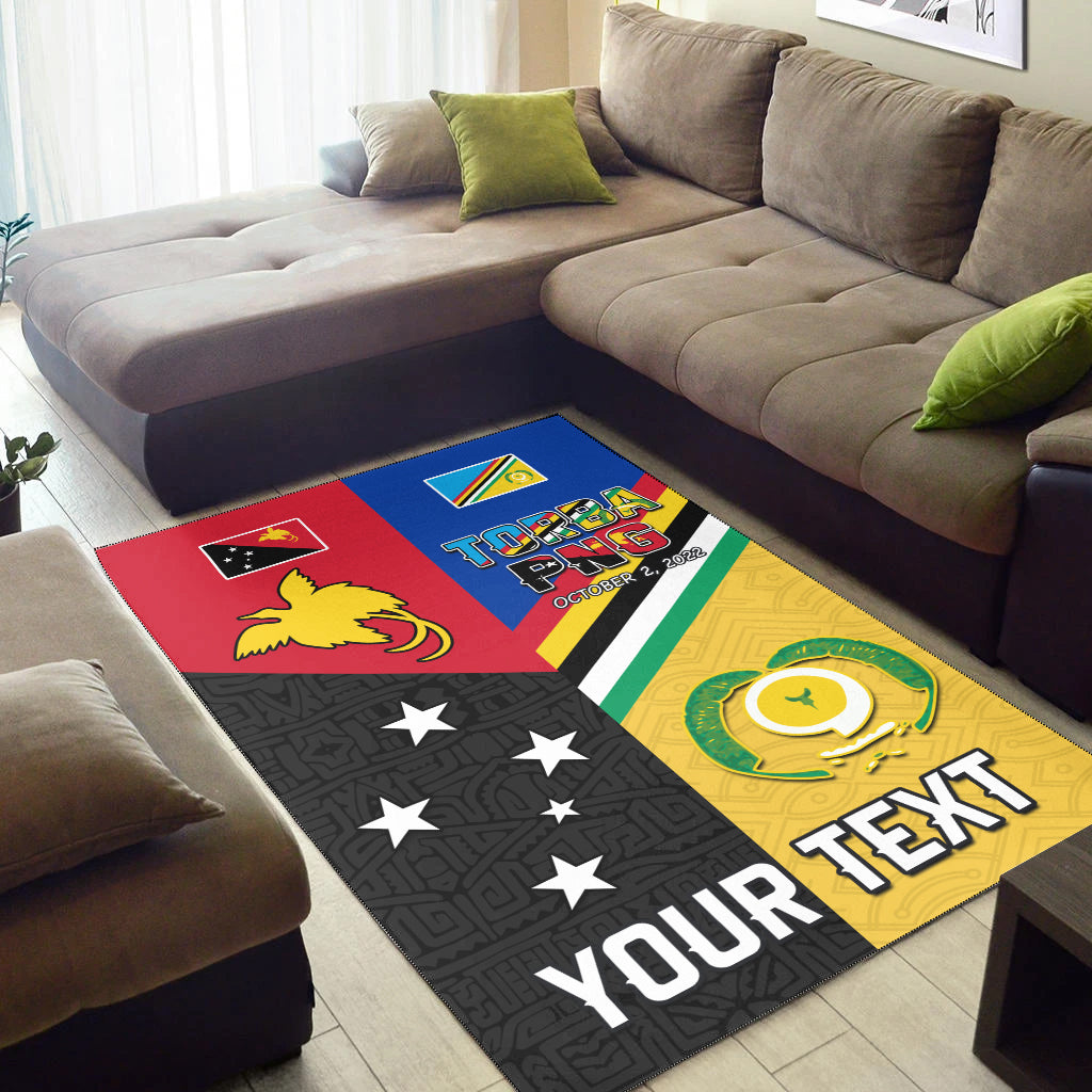 Custom Personalised Torba PNG Day Area Rug 2022 Simple Polynesia LT13 - Wonder Print Shop