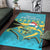 Bahamas Area Rug Bahamian Blue Marlin Merry Christmas - Wonder Print Shop