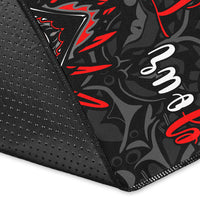 (Custom Personalised) Canada Wolf Area Rug Haida and Maple Leaf LT13 - Wonder Print Shop