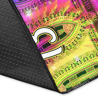 (Custom Text and Number) Africa Tie Dye Area Rug Special Dashiki Pattern LT13 - Wonder Print Shop
