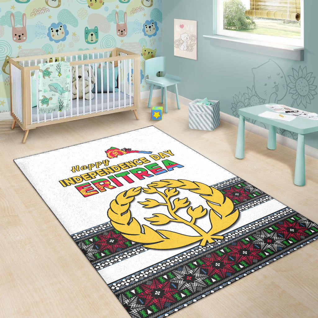 Eritrea Cross Area Rug Independence Day Proud Eritrean LT13 - Wonder Print Shop