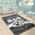 Viking Dad Area Rug Happy Fathers Day Style Runes and Mjolnir LT13 - Wonder Print Shop
