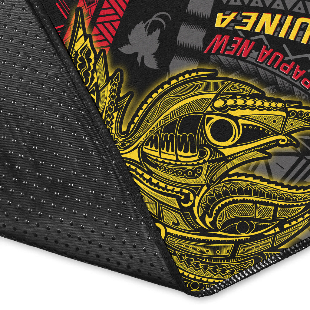 Custom Personalised Papua New Guinea Area Rug Raggiana Birds Of Paradise Happy 47th Independence Day LT13 - Wonder Print Shop