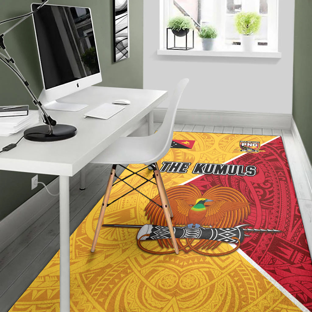 The Kumuls PNG Area Rug Papua New Guinea Polynesian Dynamic Style - Wonder Print Shop