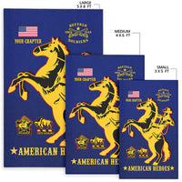 (Custom Personalised) Buffalo Soldiers Area Rug BSMC United States Army Simple Style - Wonder Print Shop