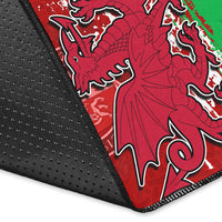 (Custom Personalised) Wales Football 2022 Area Rug Come On CYMRU The Red Wall LT13 - Wonder Print Shop