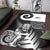 New Zealand Silver Fern Rugby Area Rug All Black Maori Koru - Wonder Print Shop