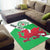 (Custom Personalised) Wales Football Area Rug Come On Welsh Dragons With Celtic Knot Pattern - Wonder Print Shop