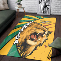 Jamaica Athletics Area Rug Jamaican Flag Mix Lion Sporty Style - Wonder Print Shop