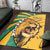Jamaica Athletics Area Rug Jamaican Flag Mix Lion Sporty Style - Wonder Print Shop