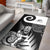 New Zealand Silver Fern Rugby Area Rug All Black Maori Koru - Wonder Print Shop