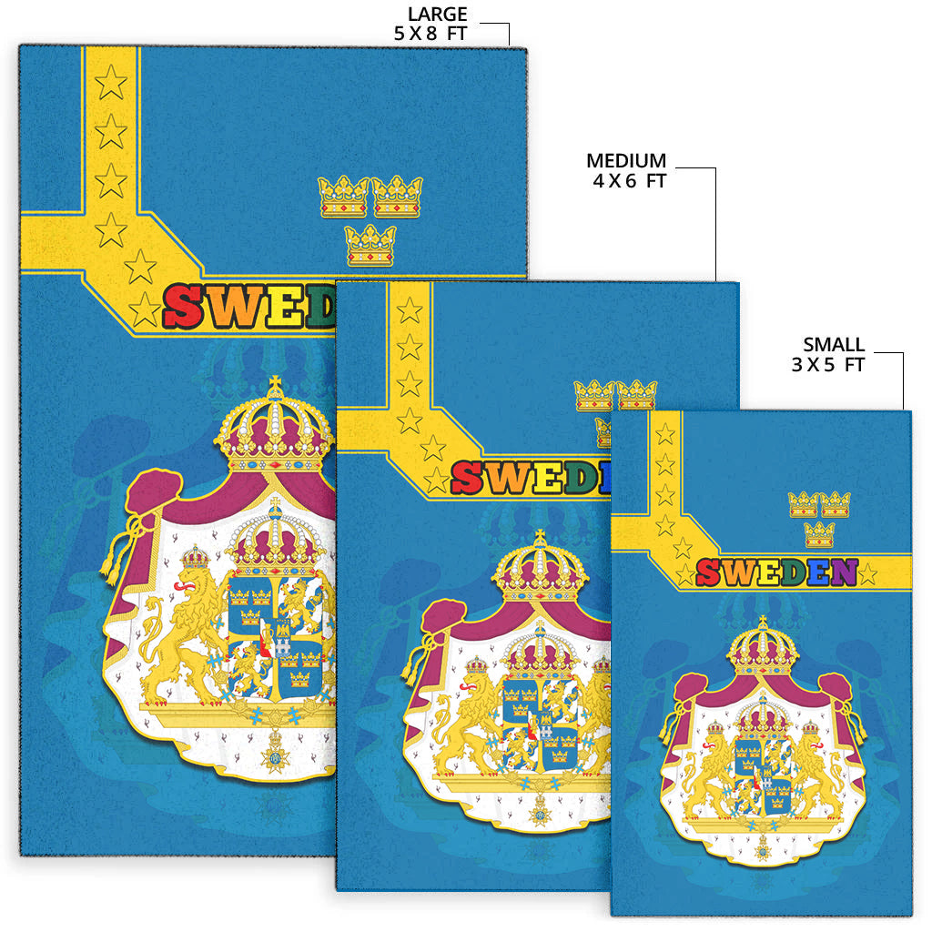 Sweden LGBT Day Area Rug Be Proud Of Who You Are - Wonder Print Shop