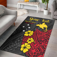 Custom Personalised Papua New Guinea Anniversary Area Rug 47th Independence Day Since 1975 LT13 - Wonder Print Shop