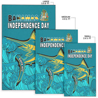 Bahamas Independence Day Area Rug Blue Marlin Since 1973 Style - Wonder Print Shop