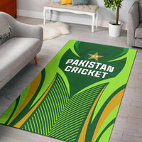 Pakistan Cricket Area Rug Green Shaheens Champion LT13 - Wonder Print Shop