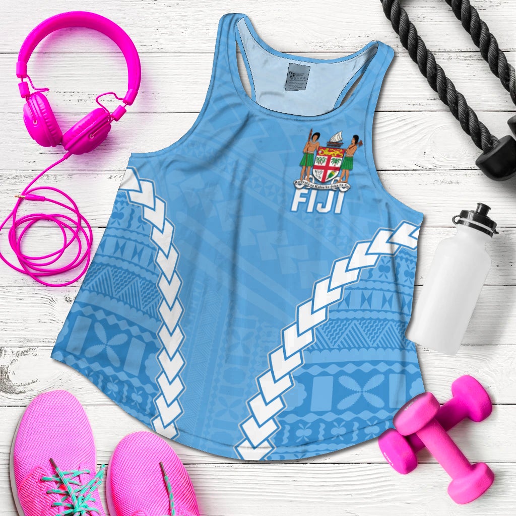 Fiji Impressive Women Racerback Tank 2021 Polynesian LT13 - Wonder Print Shop