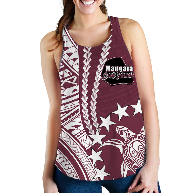 Cook Islands Mangaia Polynesian Women Tank Top LT6 - Wonder Print Shop