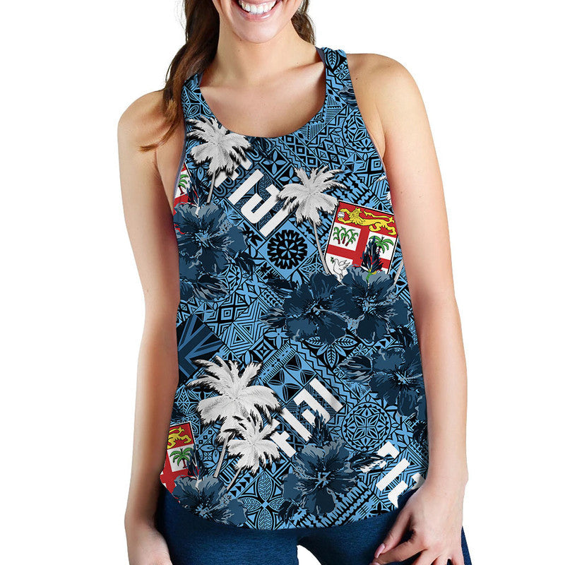 Fiji Hibiscus Women Tank Top Hawaii Style No.1 LT6 - Wonder Print Shop