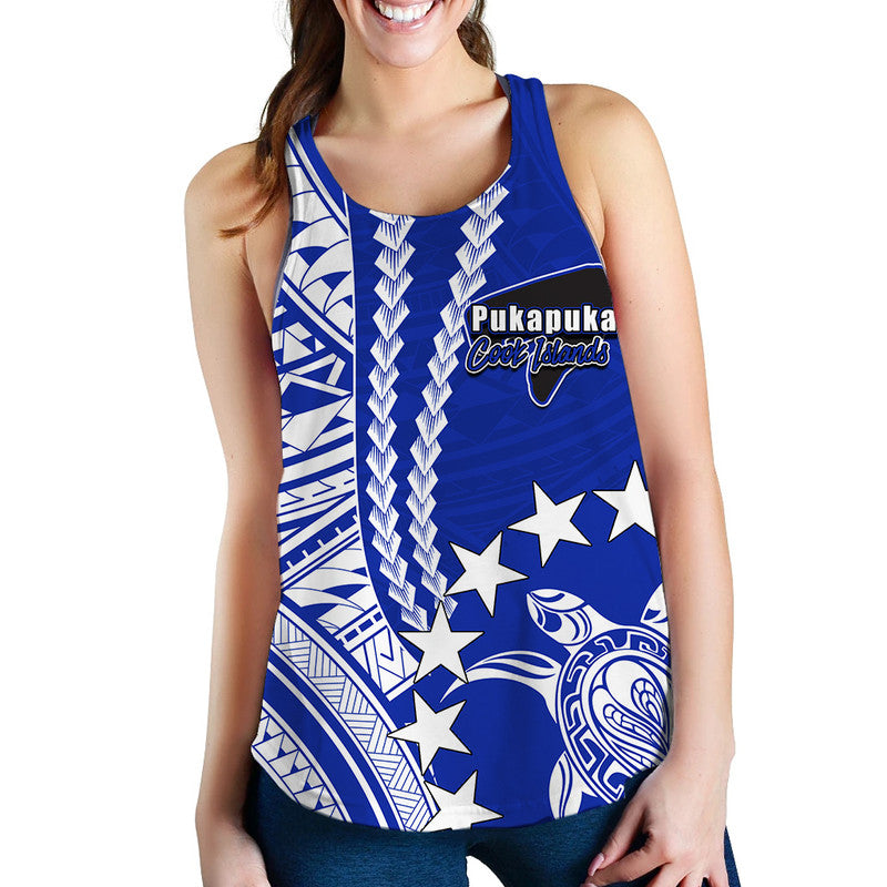 Cook Islands Pukapuka Polynesian Women Tank Top LT6 - Wonder Print Shop