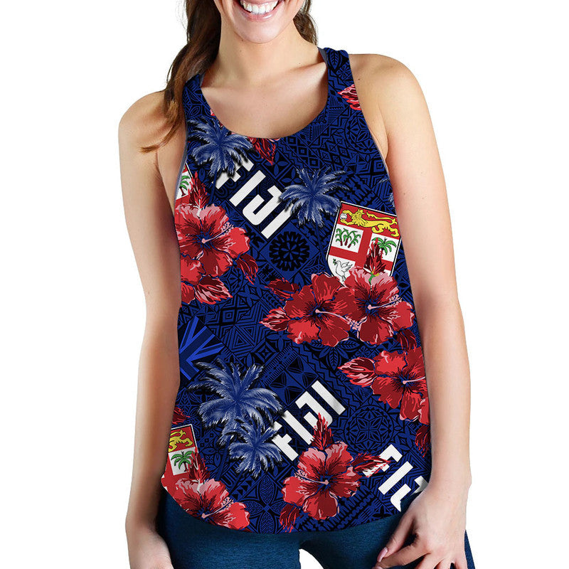 Fiji Hibiscus Women Tank Top Hawaii Style No.2 LT6 - Wonder Print Shop