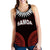Samoa Ula Nifo Tribal Women Tank Top Red Style LT6 - Wonder Print Shop
