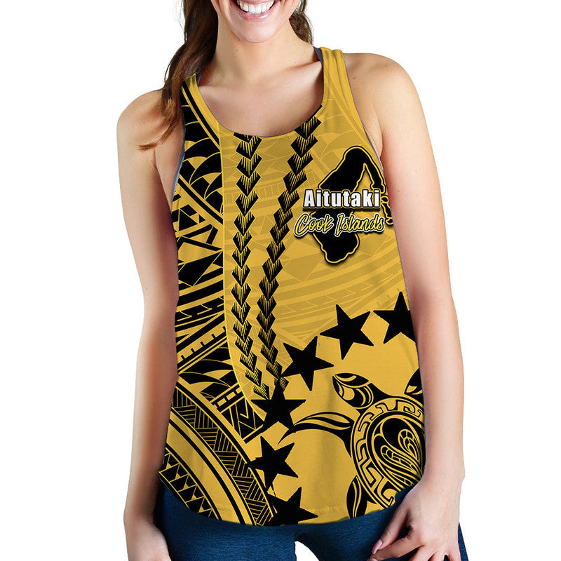 Cook Islands Aitutaki Polynesian Women Tank Top LT6 - Wonder Print Shop