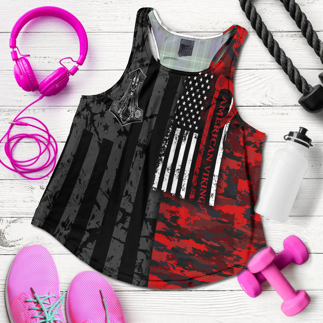 Viking Clothing American Viking Women's Racerback Tank RLT12 - Wonder Print Shop