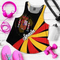 (Custom Personalised) Spain Football 2021 Women Tank Top Sport Style LT16 - Wonder Print Shop