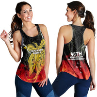 Papua New Guinea Women Racerback Tank Independence Day Special Style LT16 - Wonder Print Shop