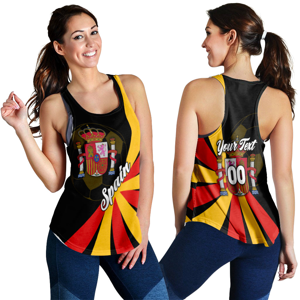 (Custom Personalised) Spain Football 2021 Women Tank Top Sport Style LT16 - Wonder Print Shop
