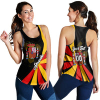 (Custom Personalised) Spain Football 2021 Women Tank Top Sport Style LT16 - Wonder Print Shop