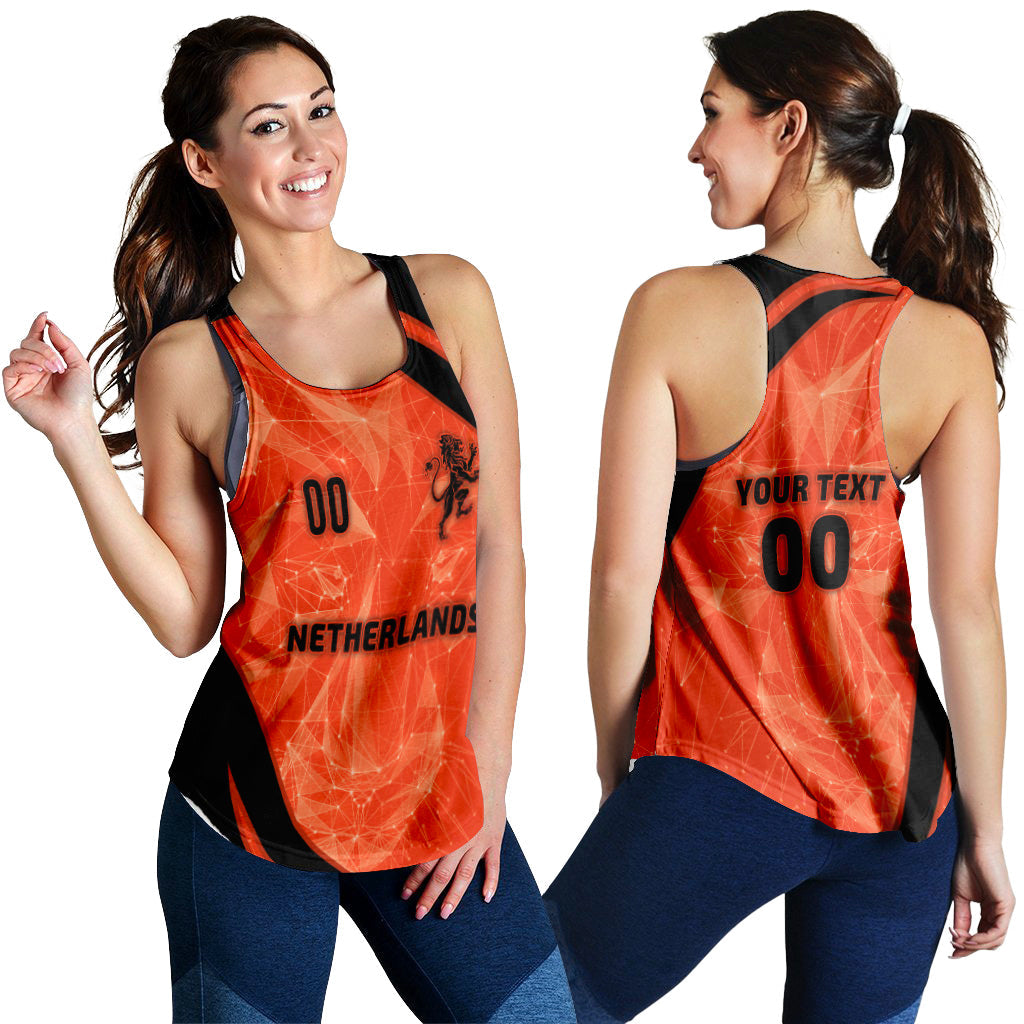 (Custom Personalised) The Netherlands Football 2021 Women Tank Top Sport Style LT16 - Wonder Print Shop