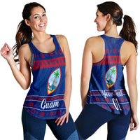 (Custom Personalised) Guam Christmas Women Racerback Tank Simple Style LT8 - Wonder Print Shop