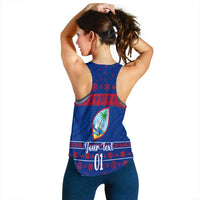 (Custom Personalised) Guam Christmas Women Racerback Tank Simple Style LT8 - Wonder Print Shop