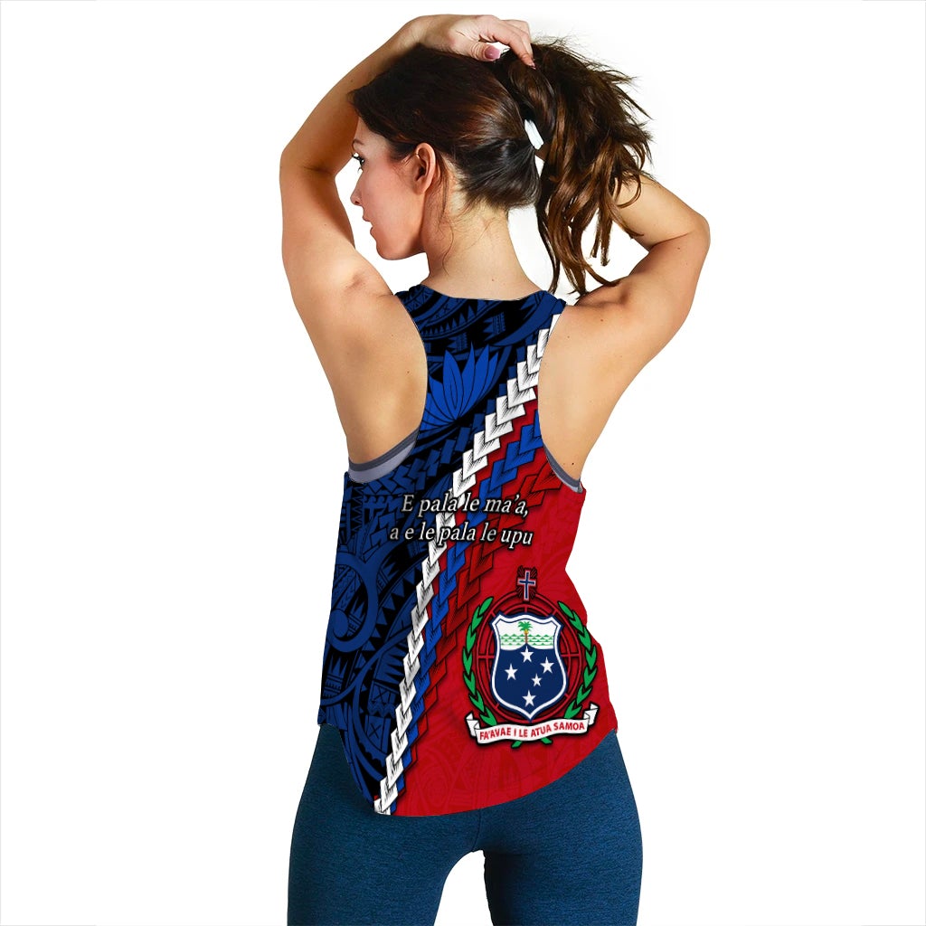 Samoa Polynesian Women Racerback Tank Quotes LT13 - Wonder Print Shop