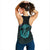 Viking Women's Racerback Tank Raven Mjolnir Yggdrasil Cyan RLT12 - Wonder Print Shop
