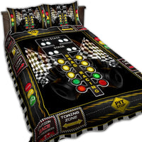 Racing Drag Racing On The Top Quilt Bed Set - Wonder Print Shop