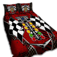 Racing Drag Racing Red Style Quilt Bed Set - Wonder Print Shop