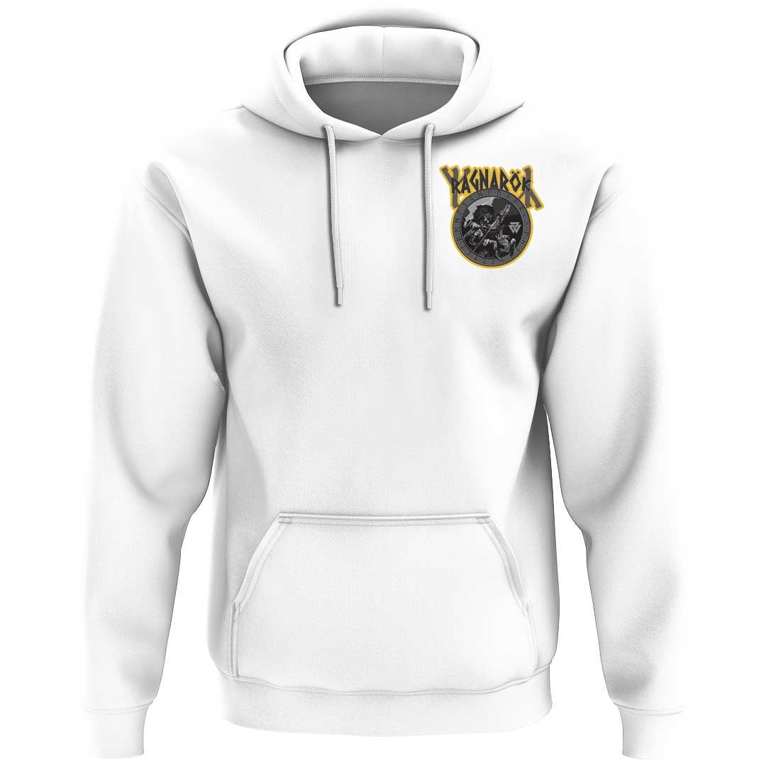 Viking Clothing Viking Ragnarok Battle Of The God Odin With The Wolf Fenrir Hoodie RLT12 - Wonder Print Shop