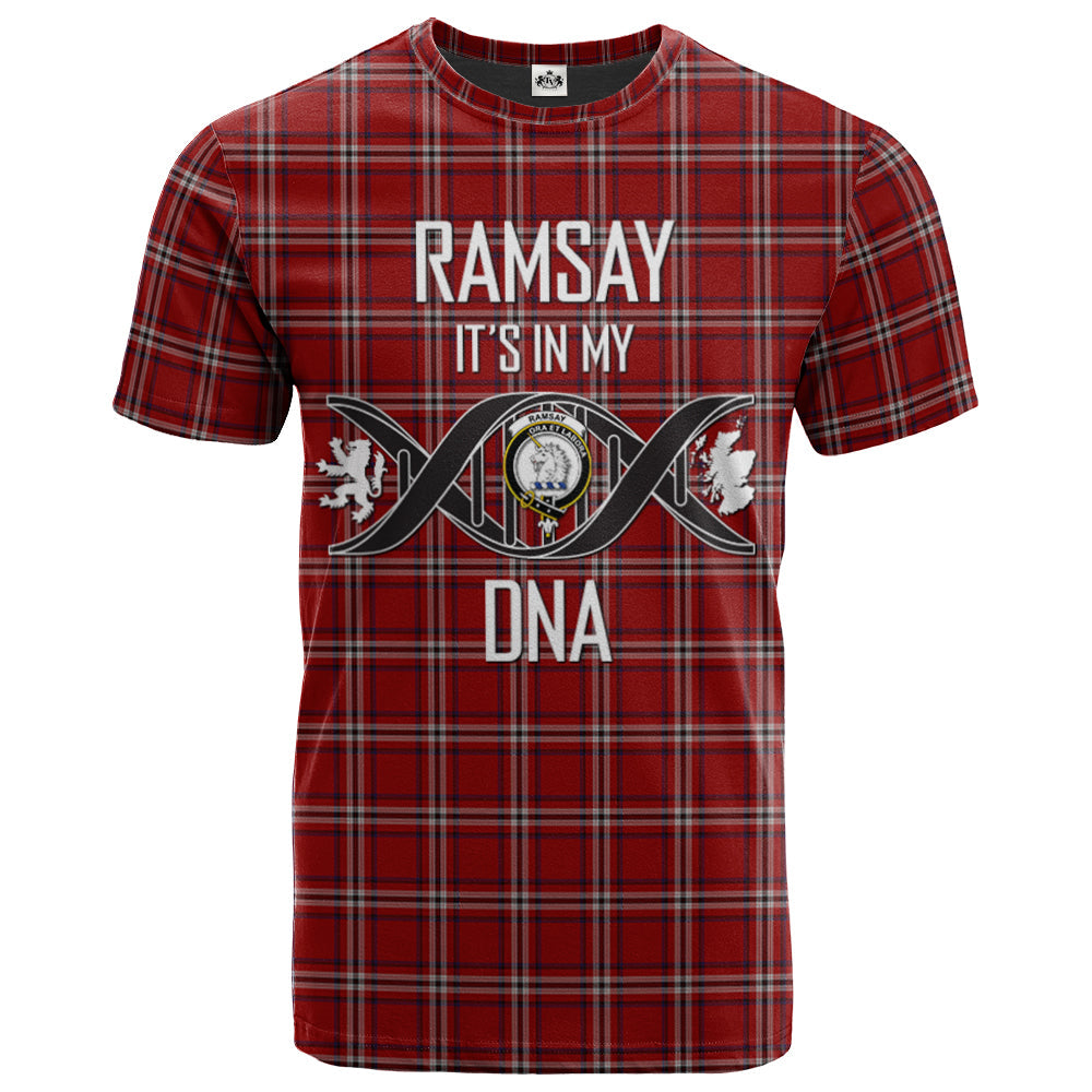 scottish-ramsay-02-clan-dna-in-me-crest-tartan-t-shirt