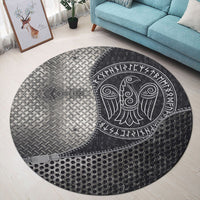 viking-carpet-raven-in-celtic-scandinavian-style-and-norse-runes-round-carpet