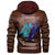 Viking Raven Skull and Valknut Symbol Leather Jacket RLT12 - Wonder Print Shop