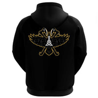 Viking Clothing Viking Raven and DoubleRavens Hoodie RLT12 - Wonder Print Shop