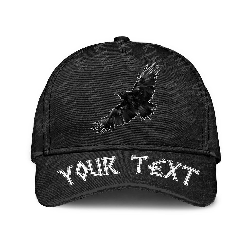 viking-classic-cap-custom-raven-bird-in-flight-classic-cap